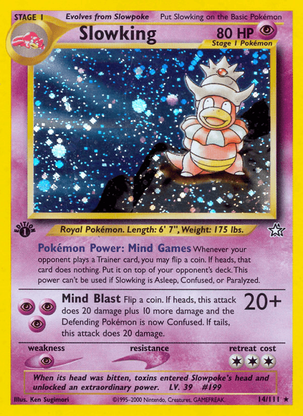 Slowking (14/111) [Neo Genesis 1st Edition] - Trinity Hobby
