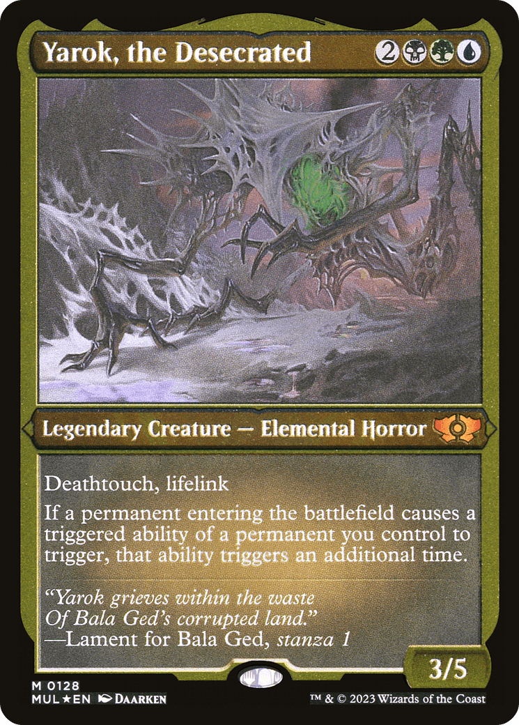 Yarok, the Desecrated (Foil Etched) [Multiverse Legends] - Trinity Hobby