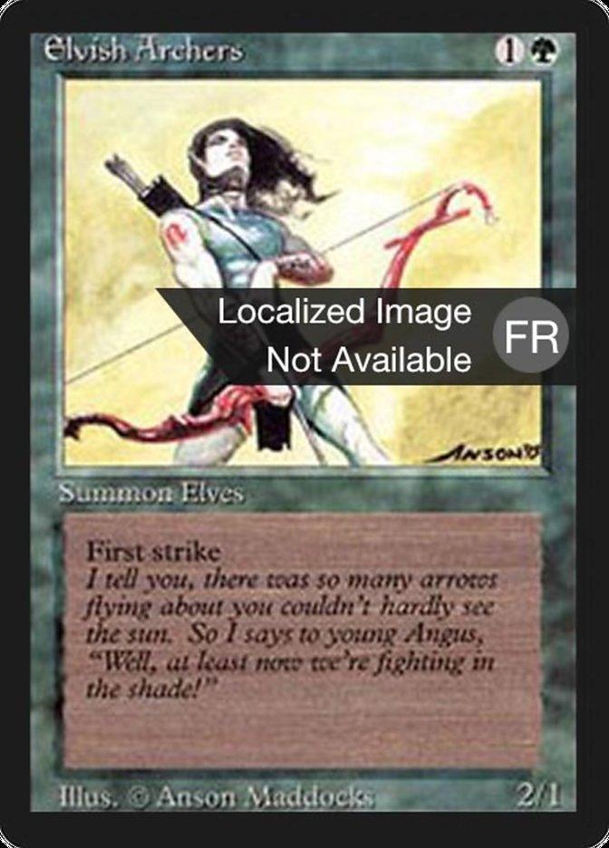 Elvish Archers [Foreign Black Border] - Trinity Hobby