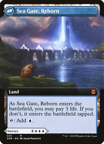 Sea Gate Restoration // Sea Gate, Reborn (Extended Art) [Zendikar Rising] - Trinity Hobby