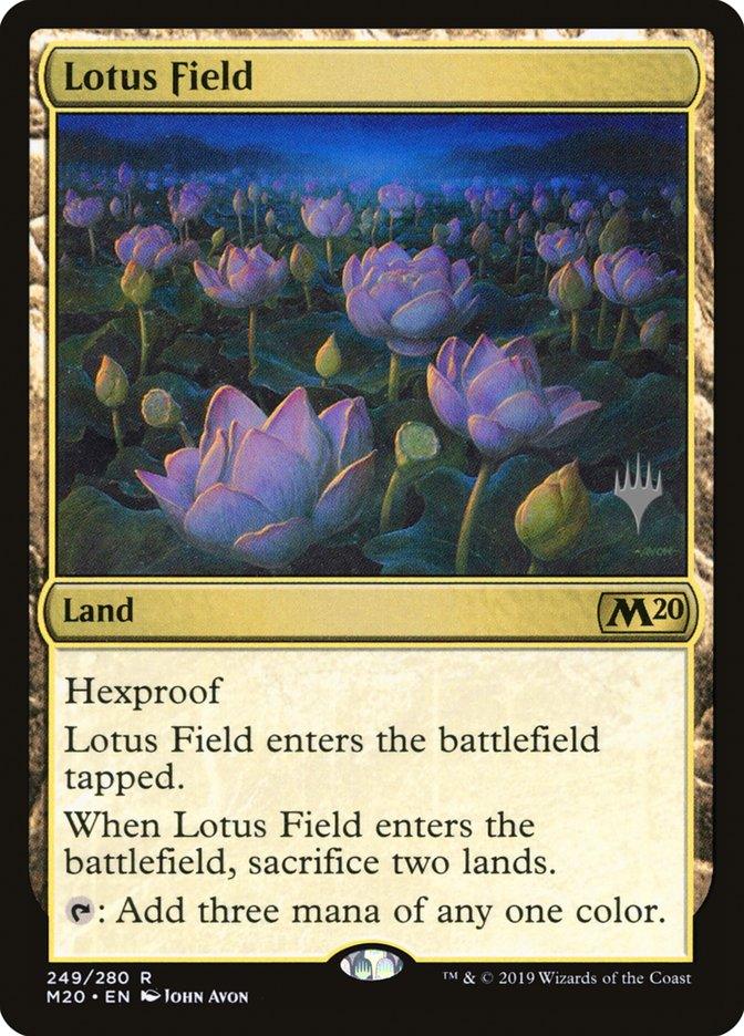 Lotus Field (Promo Pack) [Core Set 2020 Promos] - Trinity Hobby