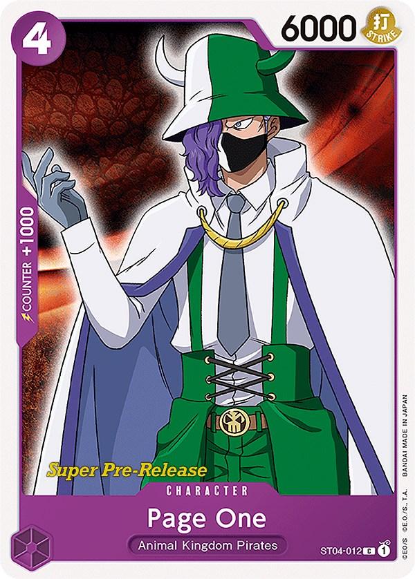 Page One [Super Pre-Release Starter Deck: Animal Kingdom Pirates] - Trinity Hobby
