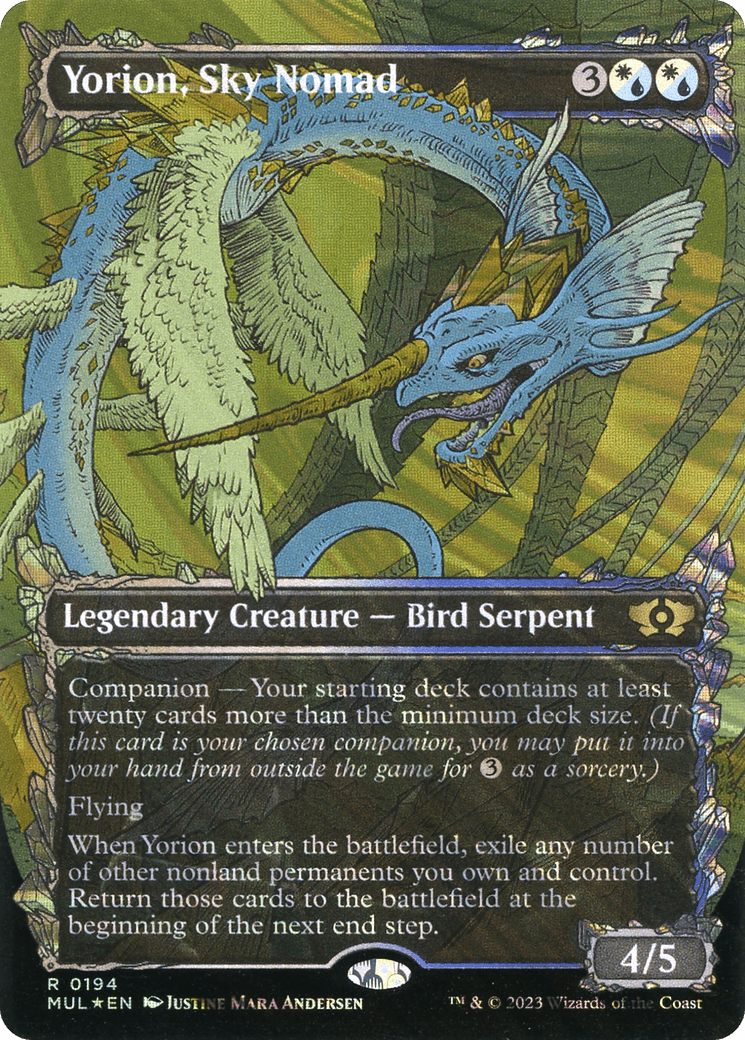 Yorion, Sky Nomad (Halo Foil) [Multiverse Legends] - Trinity Hobby