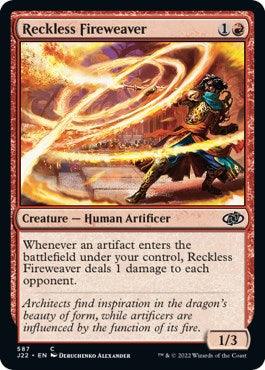 Reckless Fireweaver [Jumpstart 2022] - Trinity Hobby