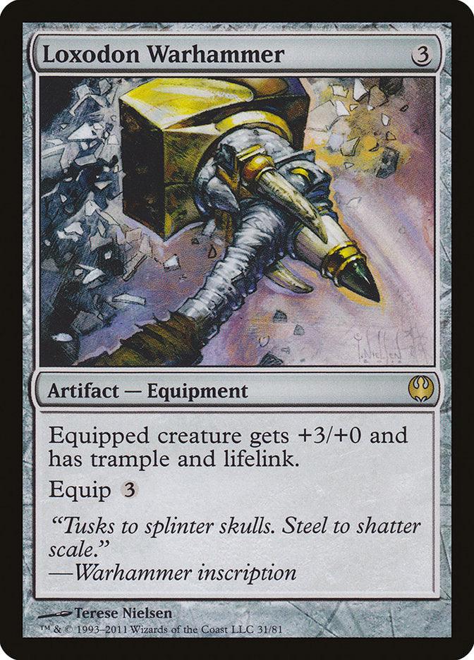 Loxodon Warhammer [Duel Decks: Knights vs. Dragons] - Trinity Hobby