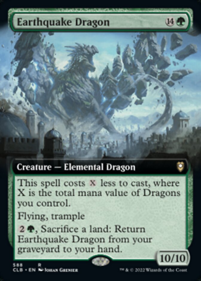 Earthquake Dragon (Extended Art) [Commander Legends: Battle for Baldur's Gate] - Trinity Hobby