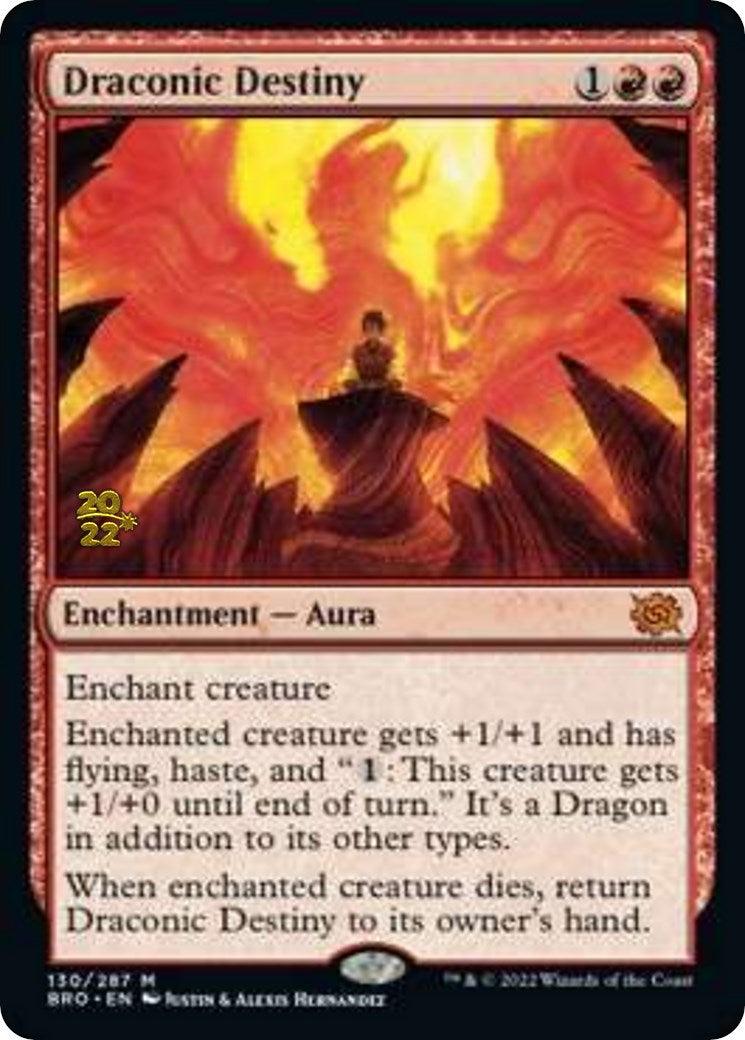Draconic Destiny [The Brothers' War Prerelease Promos] - Trinity Hobby