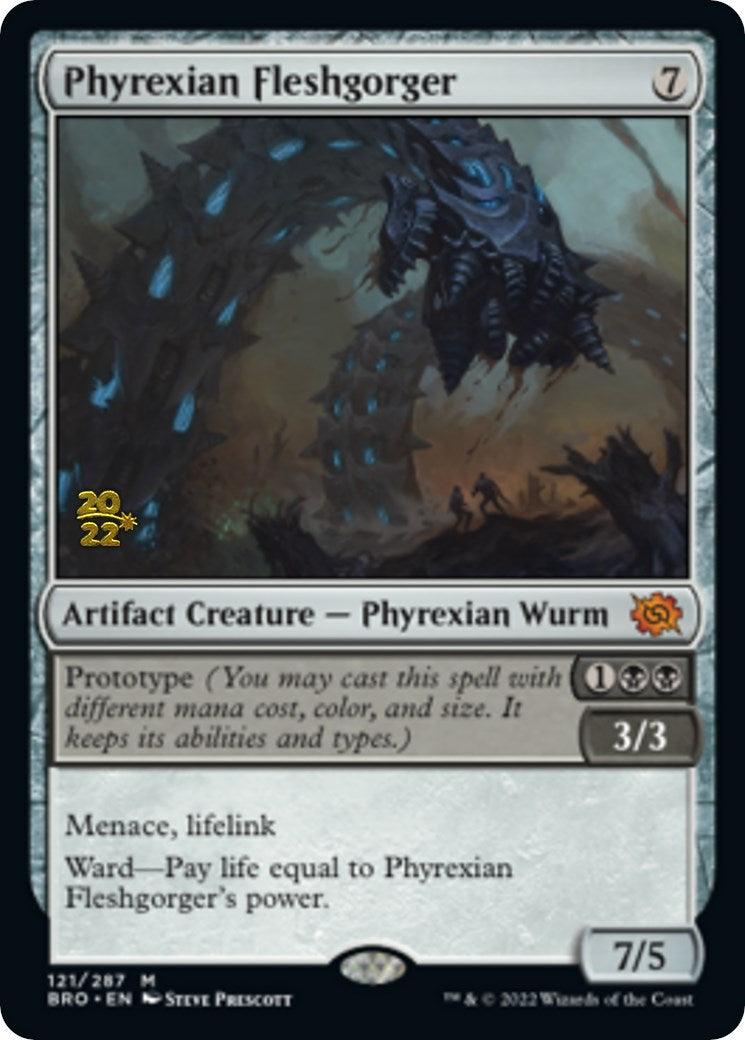 Phyrexian Fleshgorger [The Brothers' War Prerelease Promos] - Trinity Hobby