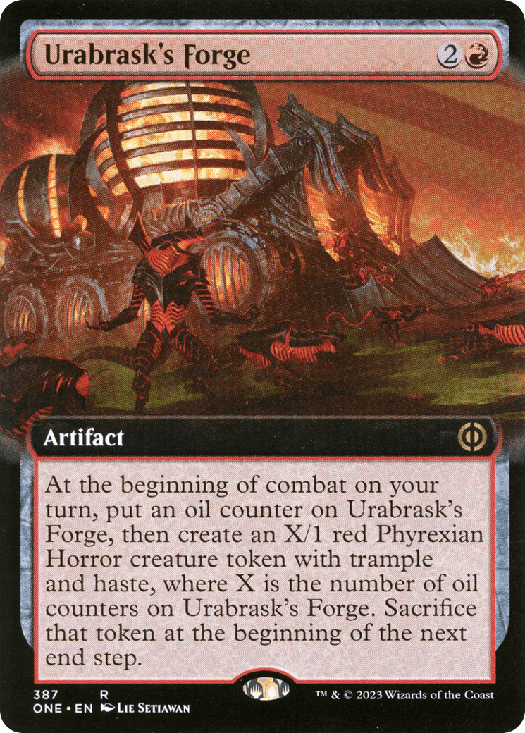 Urabrask's Forge (Extended Art) [Phyrexia: All Will Be One] - Trinity Hobby