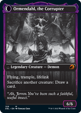 Jerren, Corrupted Bishop // Ormendahl, the Corrupted [Innistrad: Double Feature] - Trinity Hobby