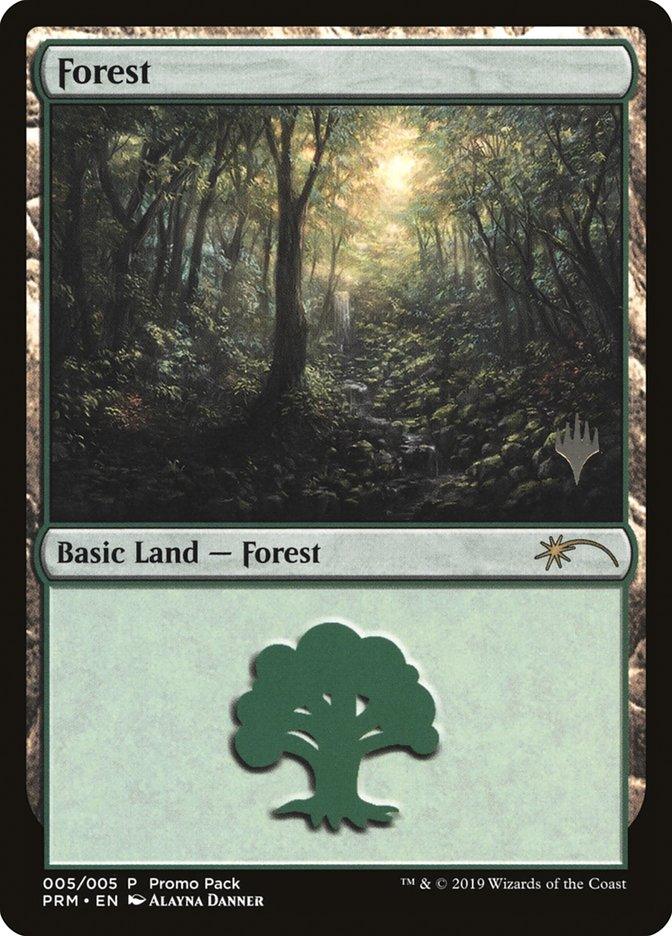 Forest (5) [Core Set 2020 Promo Pack] - Trinity Hobby