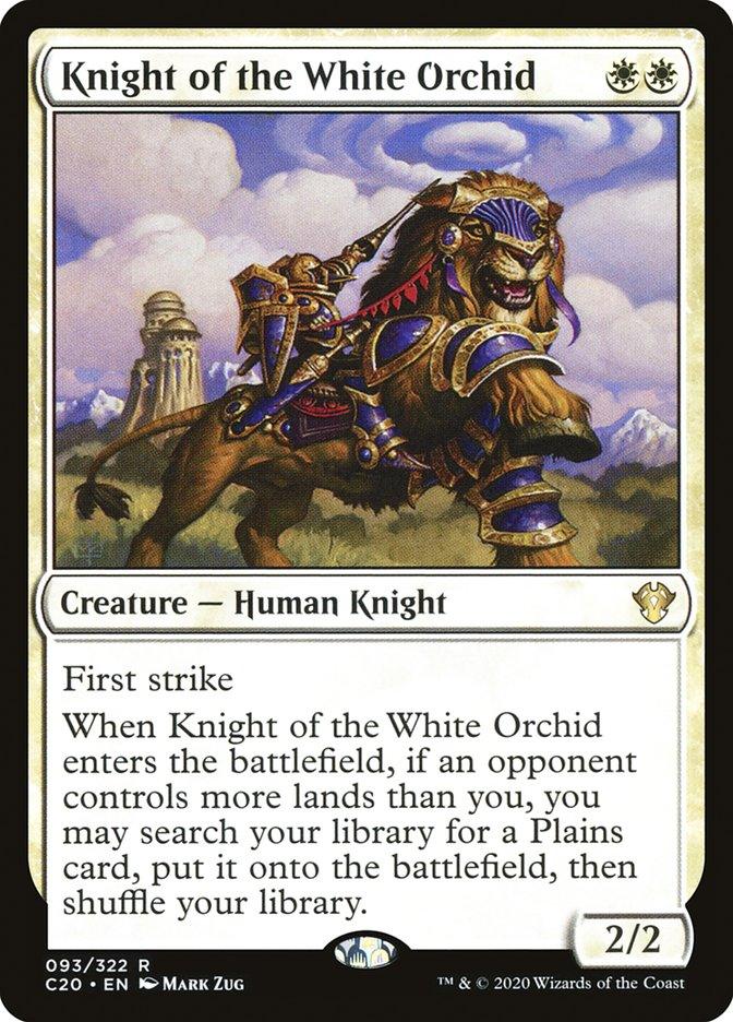 Knight of the White Orchid [Commander 2020] - Trinity Hobby