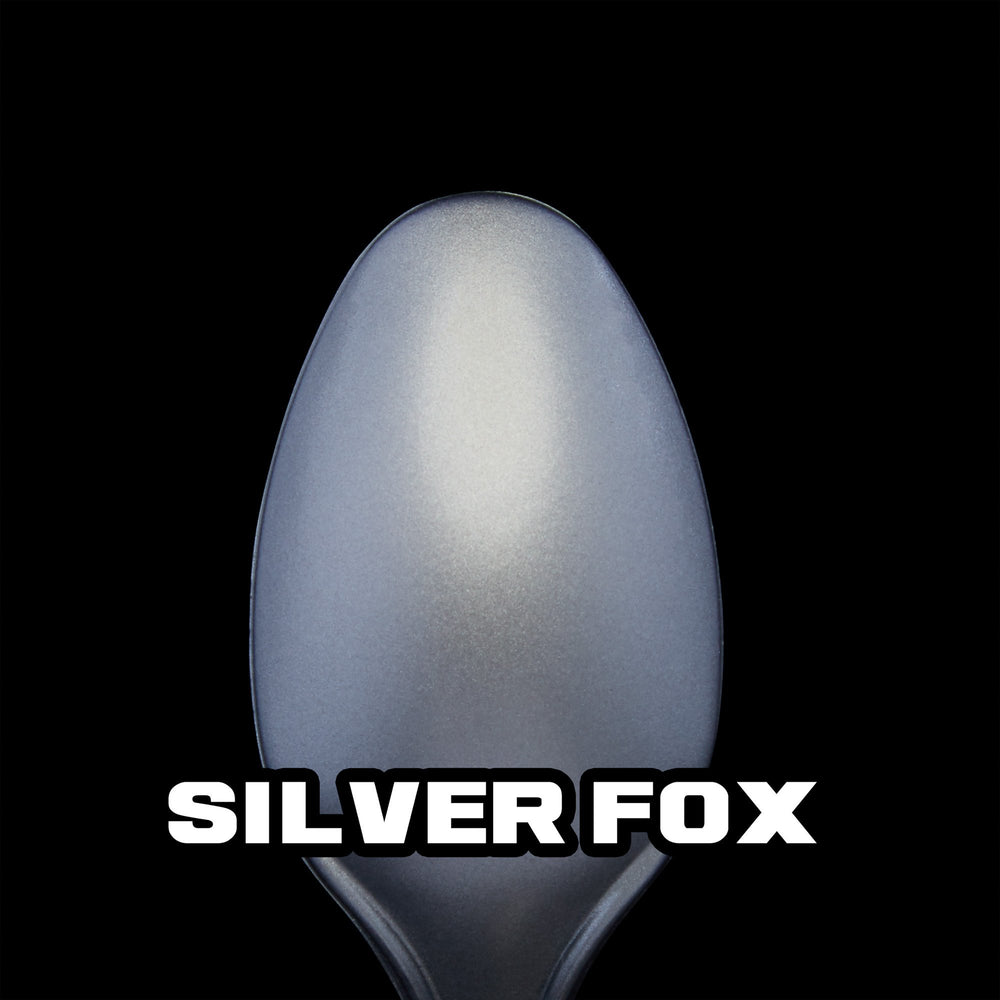 Turbodork: Silver Fox Metallic Acrylic Paint 20ml Bottle - Trinity Hobby