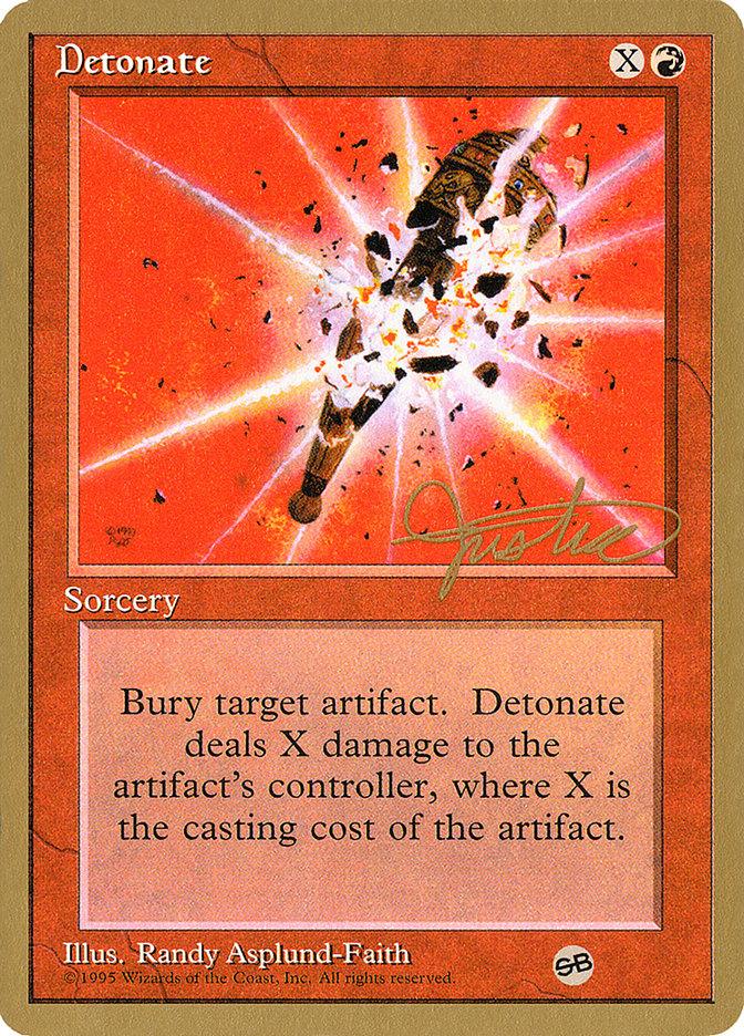 Detonate (Mark Justice) (SB) [Pro Tour Collector Set] - Trinity Hobby