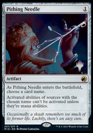 Pithing Needle (Promo Pack) [Innistrad: Midnight Hunt Promos] - Trinity Hobby