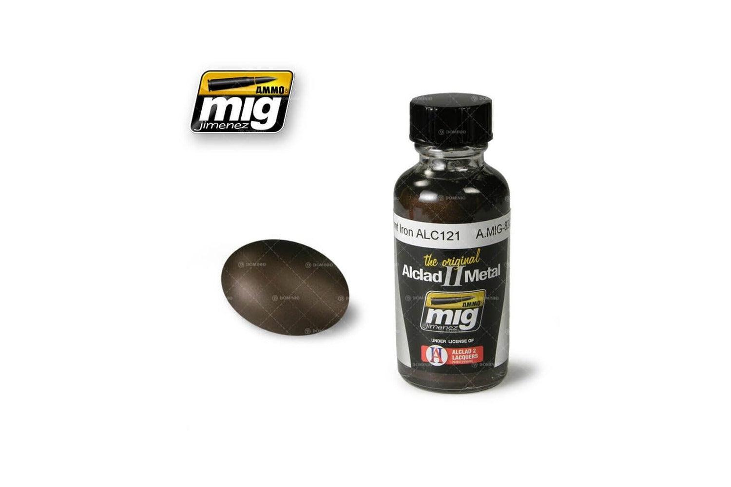 Ammo Mig Burnt Iron Alclad Metallic Paint ALC121 - Trinity Hobby
