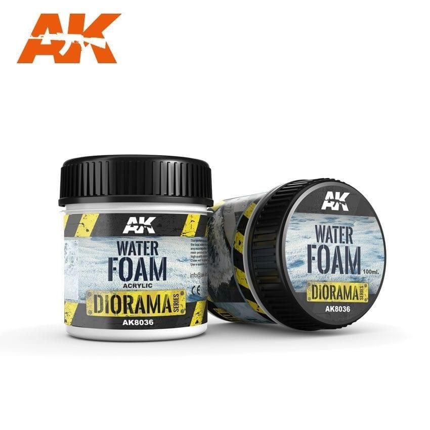 AK Interactive Water Foam - 100ml (Acrylic) - Trinity Hobby