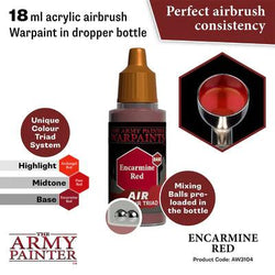 WARPAINTS: ACRYLIC AIR ENCARMINE RED - Trinity Hobby