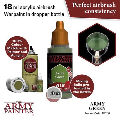 WARPAINTS: ACRYLIC AIR ARMY GREEN - Trinity Hobby