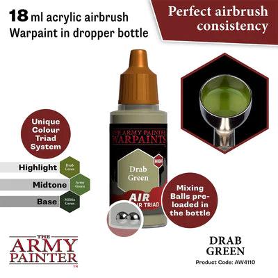 WARPAINTS: ACRYLIC AIR DRAB GREEN - Trinity Hobby