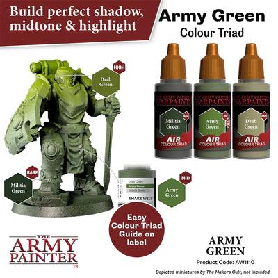 WARPAINTS: ACRYLIC AIR ARMY GREEN - Trinity Hobby