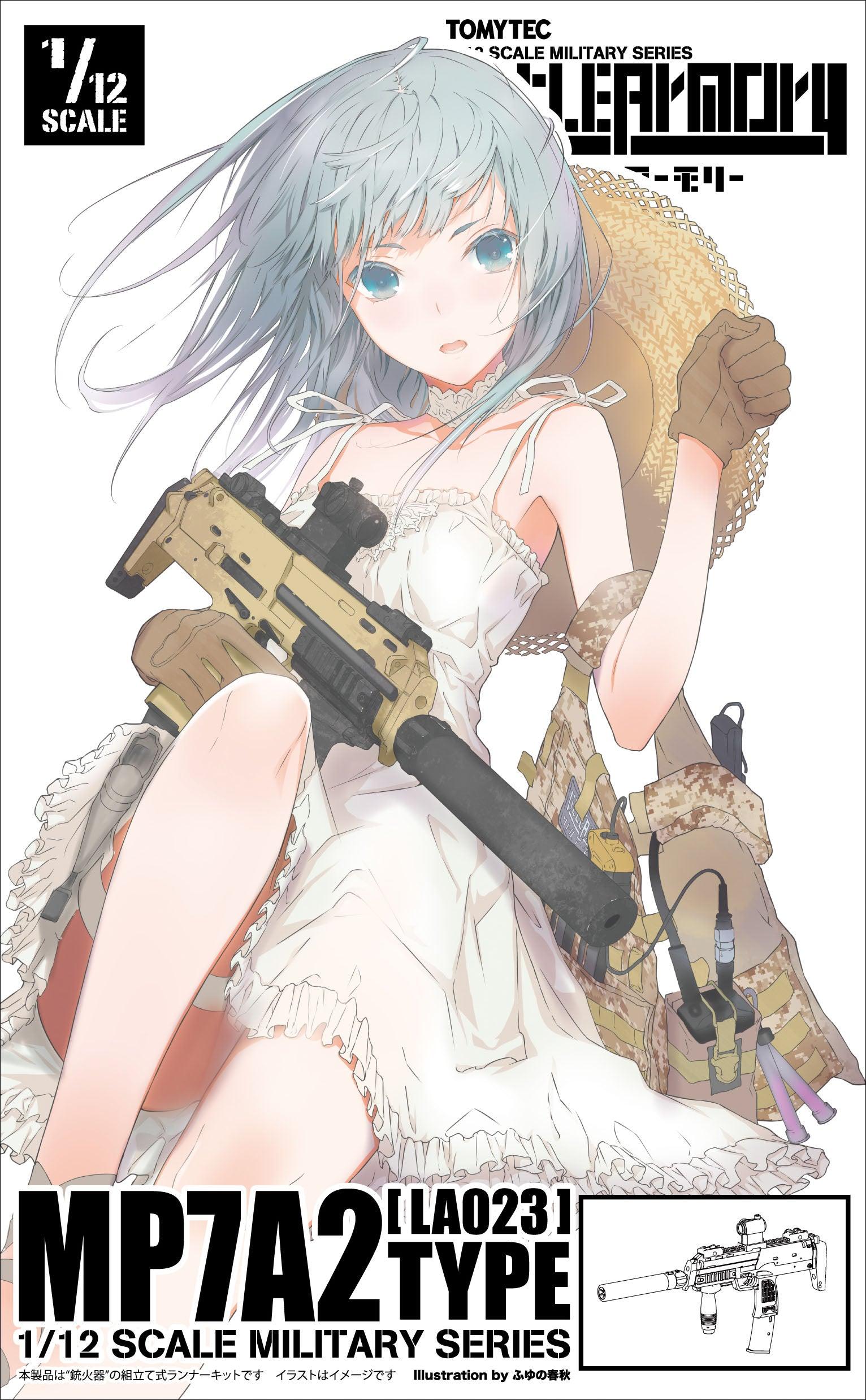 TomyTec Little Armory 1/12 LA023 MP7A2 Type Submachine Gun - Trinity Hobby