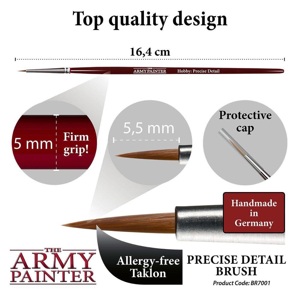 Army Painter Hobby Brush - Precise Detail - Trinity Hobby