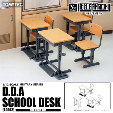 TomyTec Little Armory 1/12 LD013 Defense School Desk - Trinity Hobby