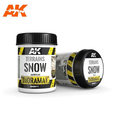 AK Interactive Terrains Snow - 250ml (Acrylic) - Trinity Hobby