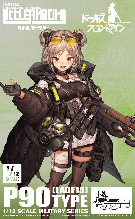 TomyTec Little Armory 1/12 LADF18 Dolls Frontline P90 Type Carbine - Trinity Hobby
