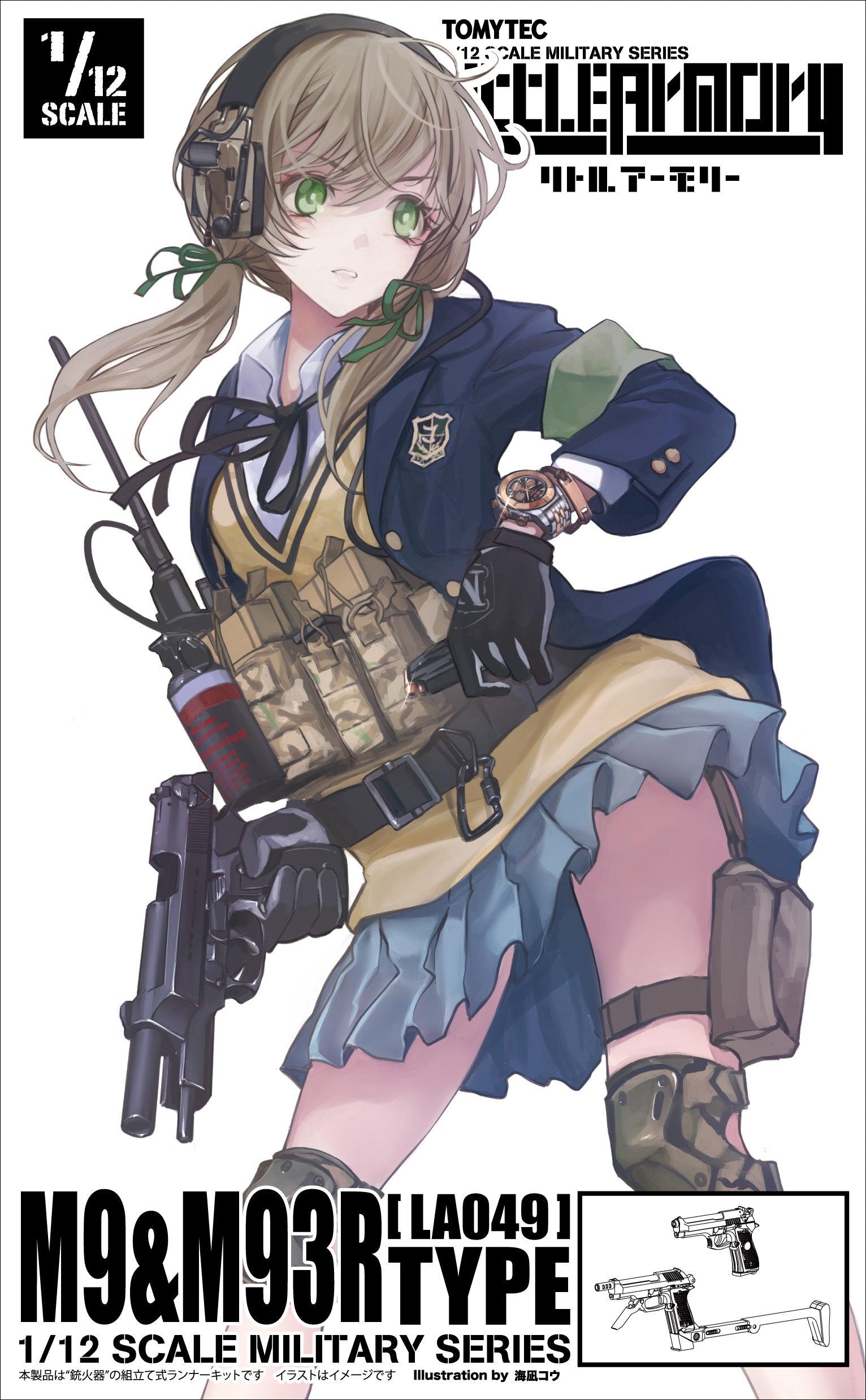 TomyTec Little Armory 1/12 LA049 M9 & M93R Type Weapons - Trinity Hobby