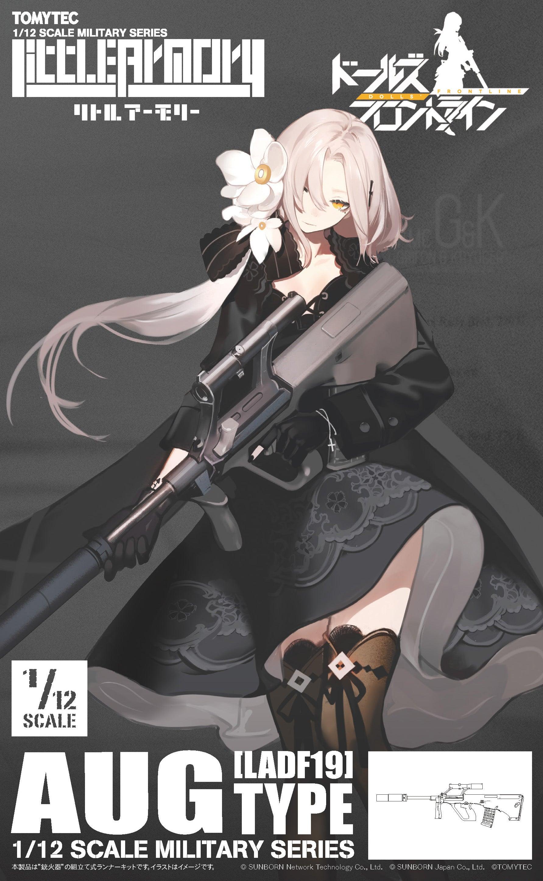 TomyTec Little Armory 1/12 LADF19 Dolls Frontline AUG Type Assault Rifle - Trinity Hobby
