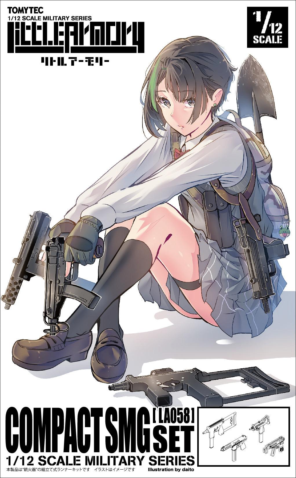 TomyTec Little Armory 1/12 LA058 Compact Submachine Gun - Trinity Hobby