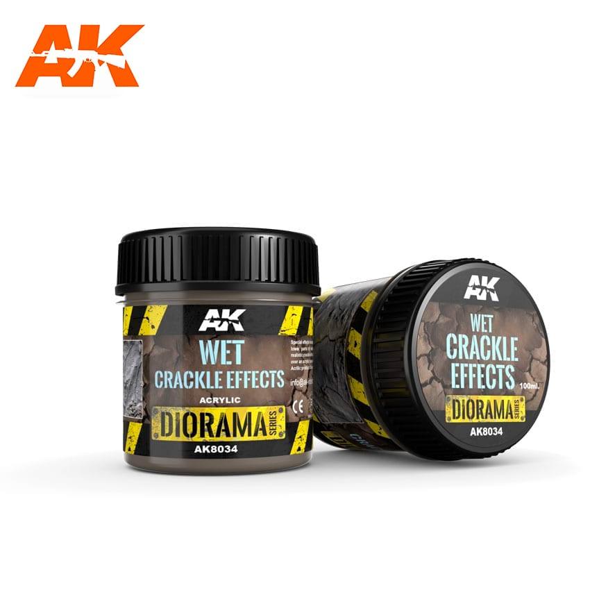 AK Interactive Wet Crackle Effects - 100ml (Acrylic) - Trinity Hobby