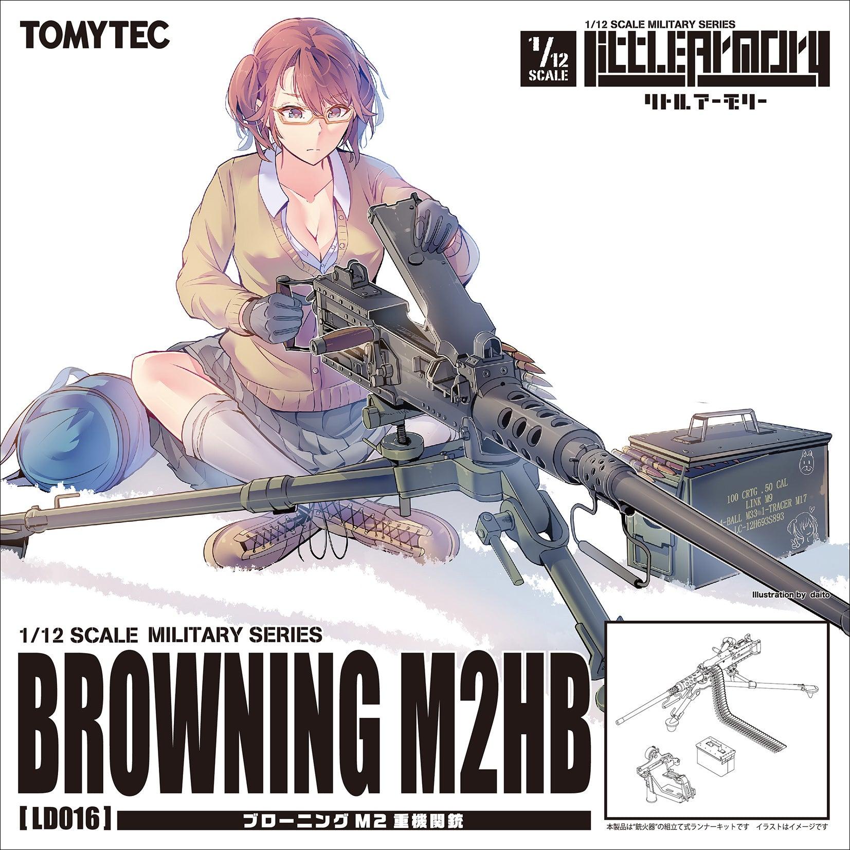 TomyTec Little Armory 1/12 LD016 Browning M2HB Machine Gun - Trinity Hobby