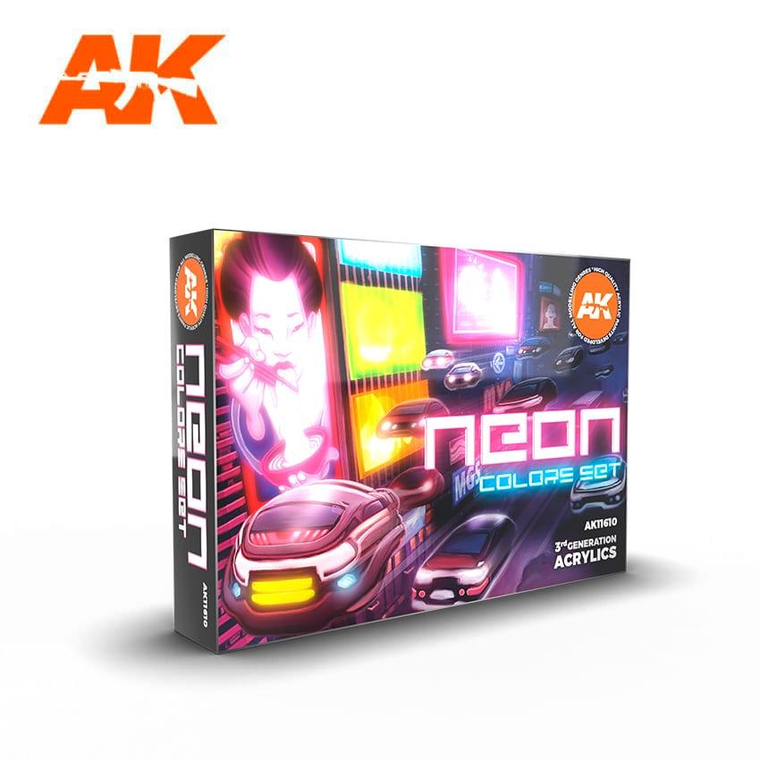 AK Interactive 3G Neon Colors Set