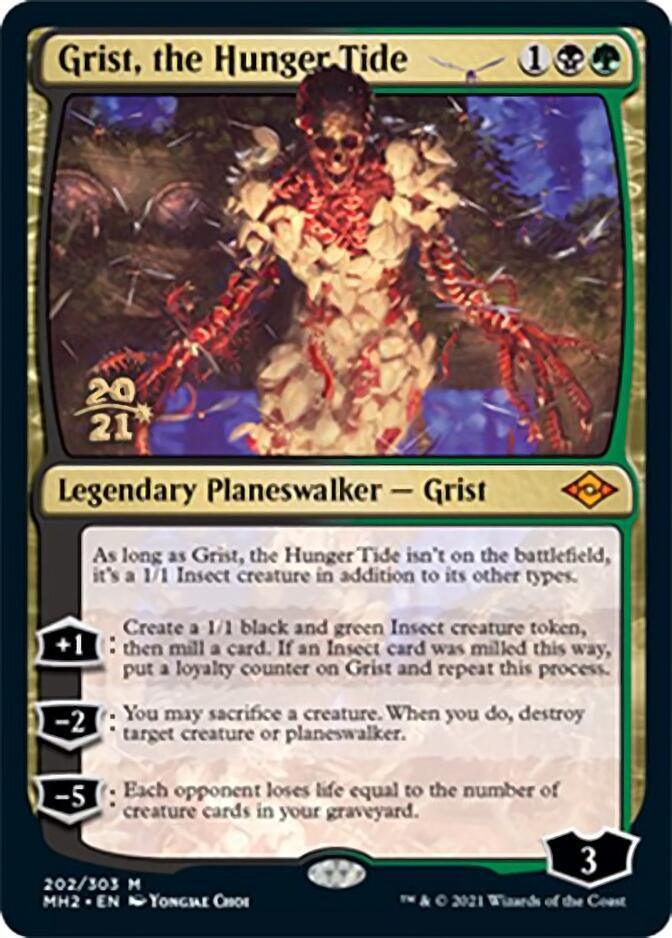 Grist, the Hunger Tide [Modern Horizons 2 Prerelease Promos] - Trinity Hobby