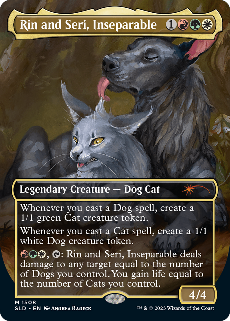 Rin and Seri, Inseparable (1508) // Rin and Seri, Inseparable [Secret Lair Commander Deck: Raining Cats and Dogs] - Trinity Hobby