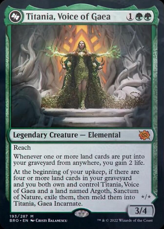 Titania, Voice of Gaea [The Brothers' War] - Trinity Hobby