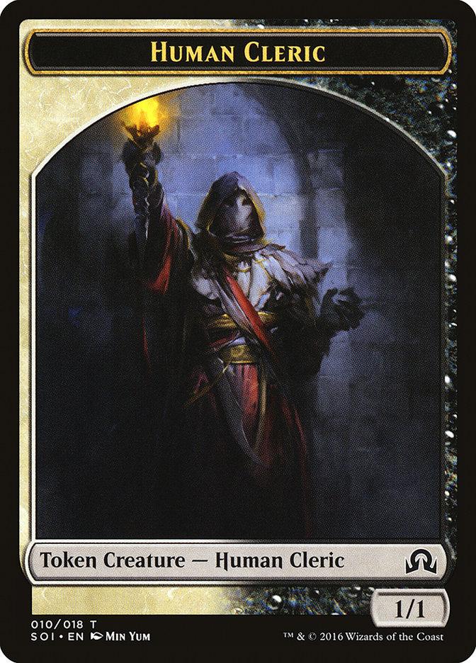 Human Cleric Token [Shadows over Innistrad Tokens] - Trinity Hobby