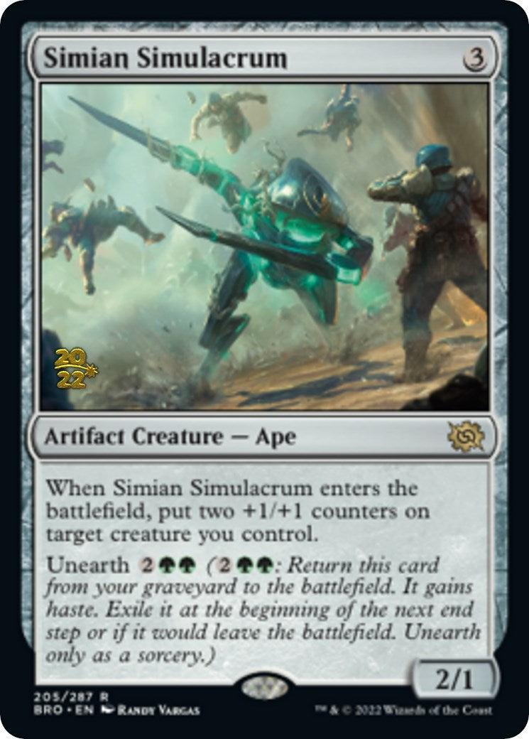 Simian Simulacrum [The Brothers' War Prerelease Promos] - Trinity Hobby