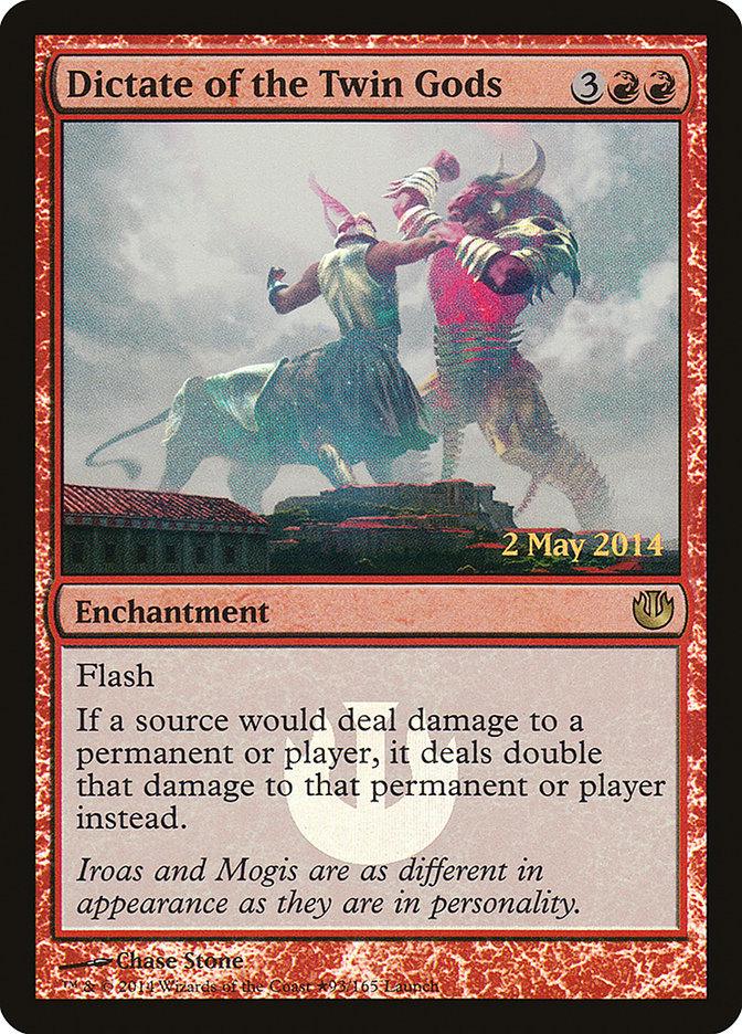 Dictate of the Twin Gods (Launch) [Journey into Nyx Promos] - Trinity Hobby