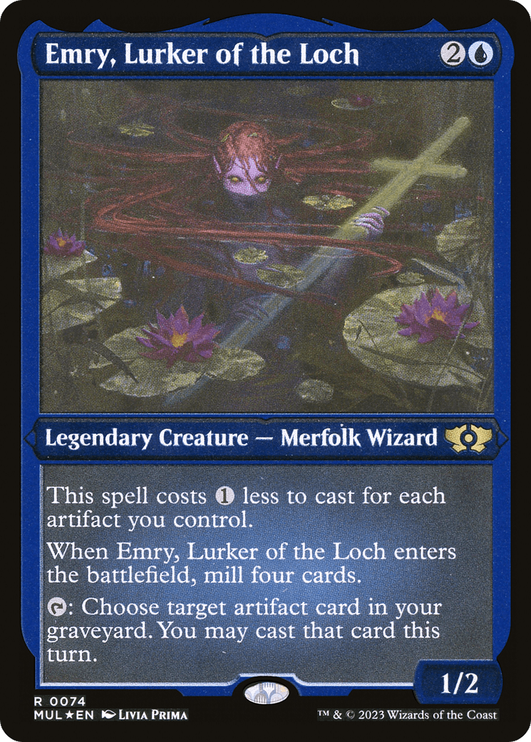 Emry, Lurker of the Loch (Foil Etched) [Multiverse Legends] - Trinity Hobby