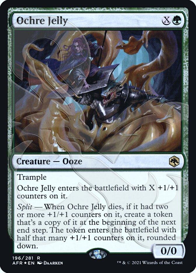 Ochre Jelly (Ampersand Promo) [Dungeons & Dragons: Adventures in the Forgotten Realms Promos] - Trinity Hobby
