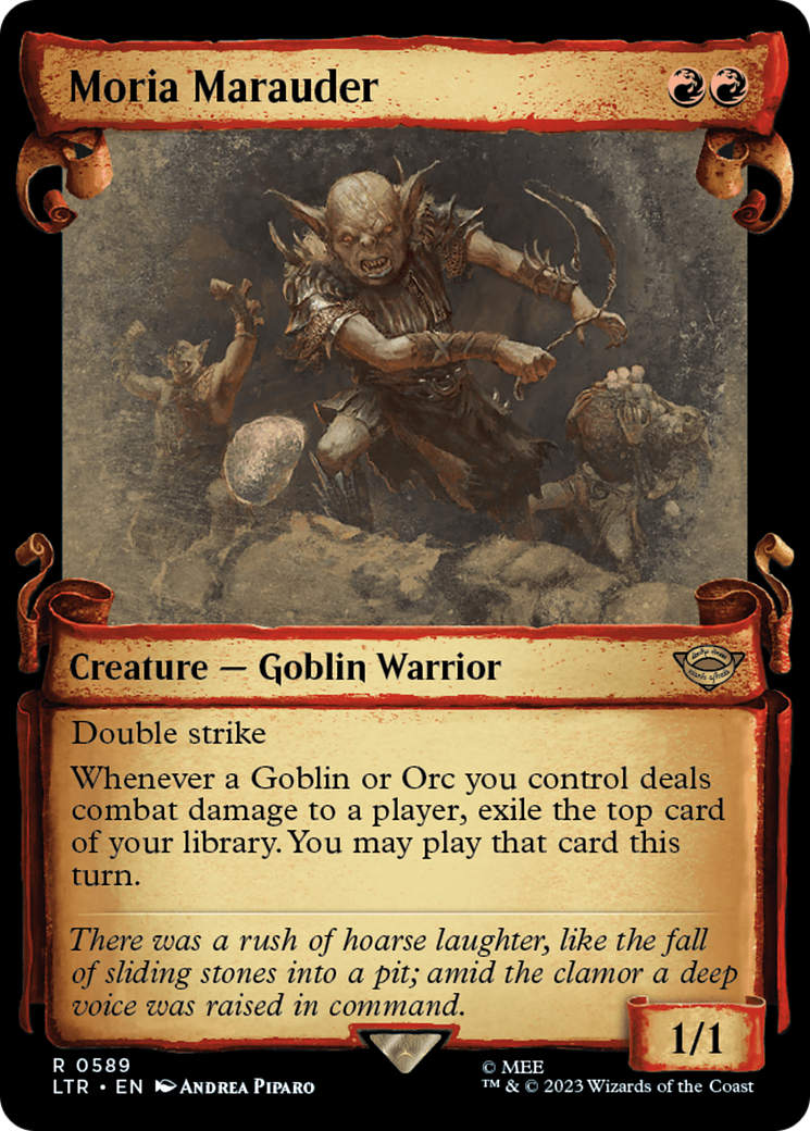 Moria Marauder [The Lord of the Rings: Tales of Middle-Earth Showcase Scrolls] - Trinity Hobby