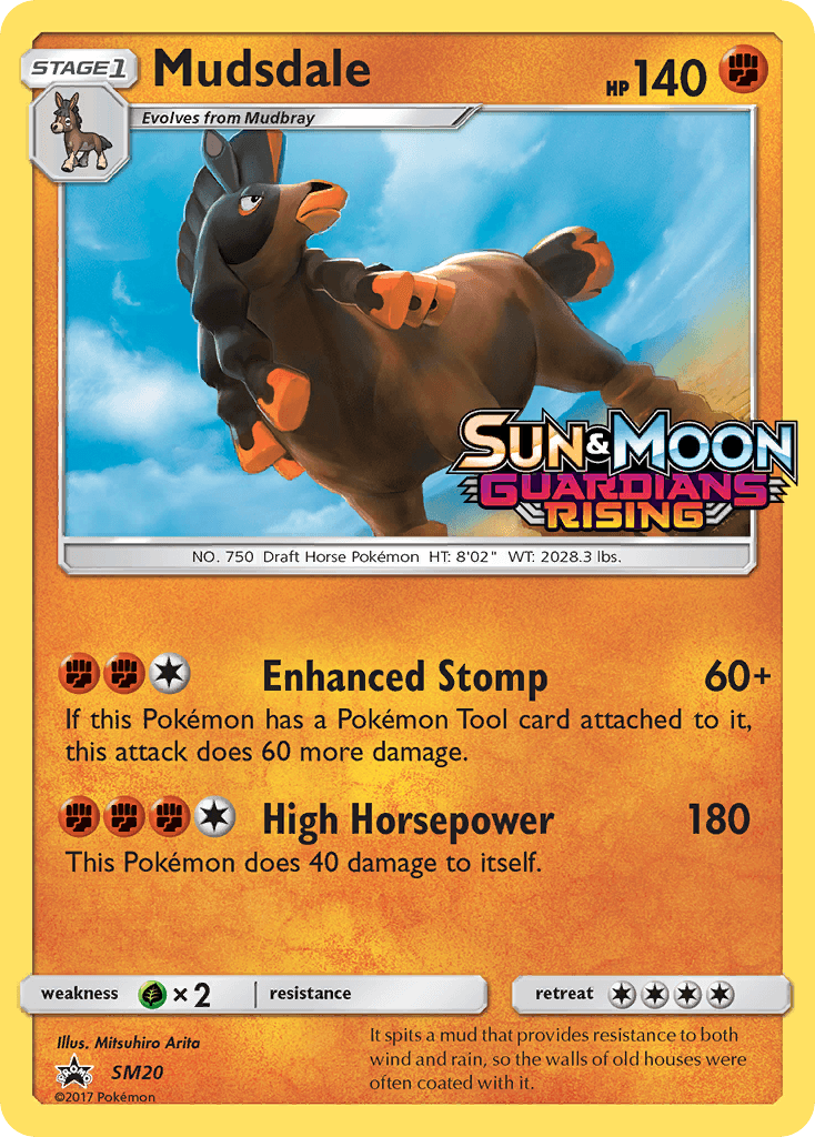 Mudsdale (SM20) [Sun & Moon: Black Star Promos] - Trinity Hobby