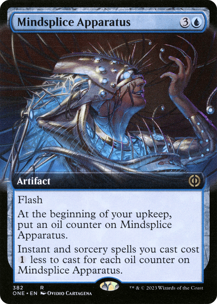 Mindsplice Apparatus (Extended Art) [Phyrexia: All Will Be One] - Trinity Hobby