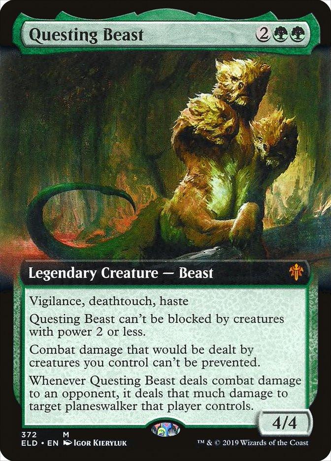 Questing Beast (Extended Art) [Throne of Eldraine] - Trinity Hobby