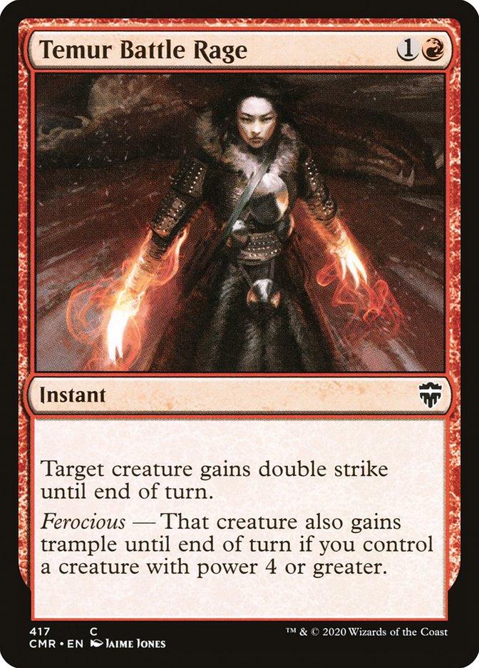 Temur Battle Rage [Commander Legends] - Trinity Hobby