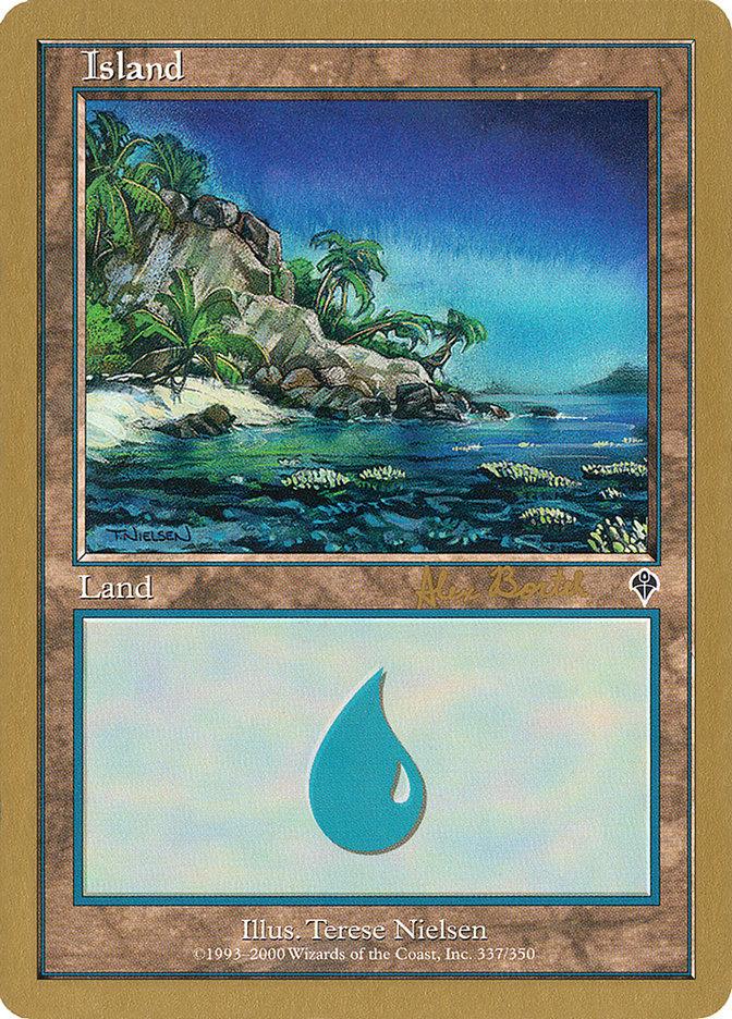 Island (ab337) (Alex Borteh) [World Championship Decks 2001] - Trinity Hobby